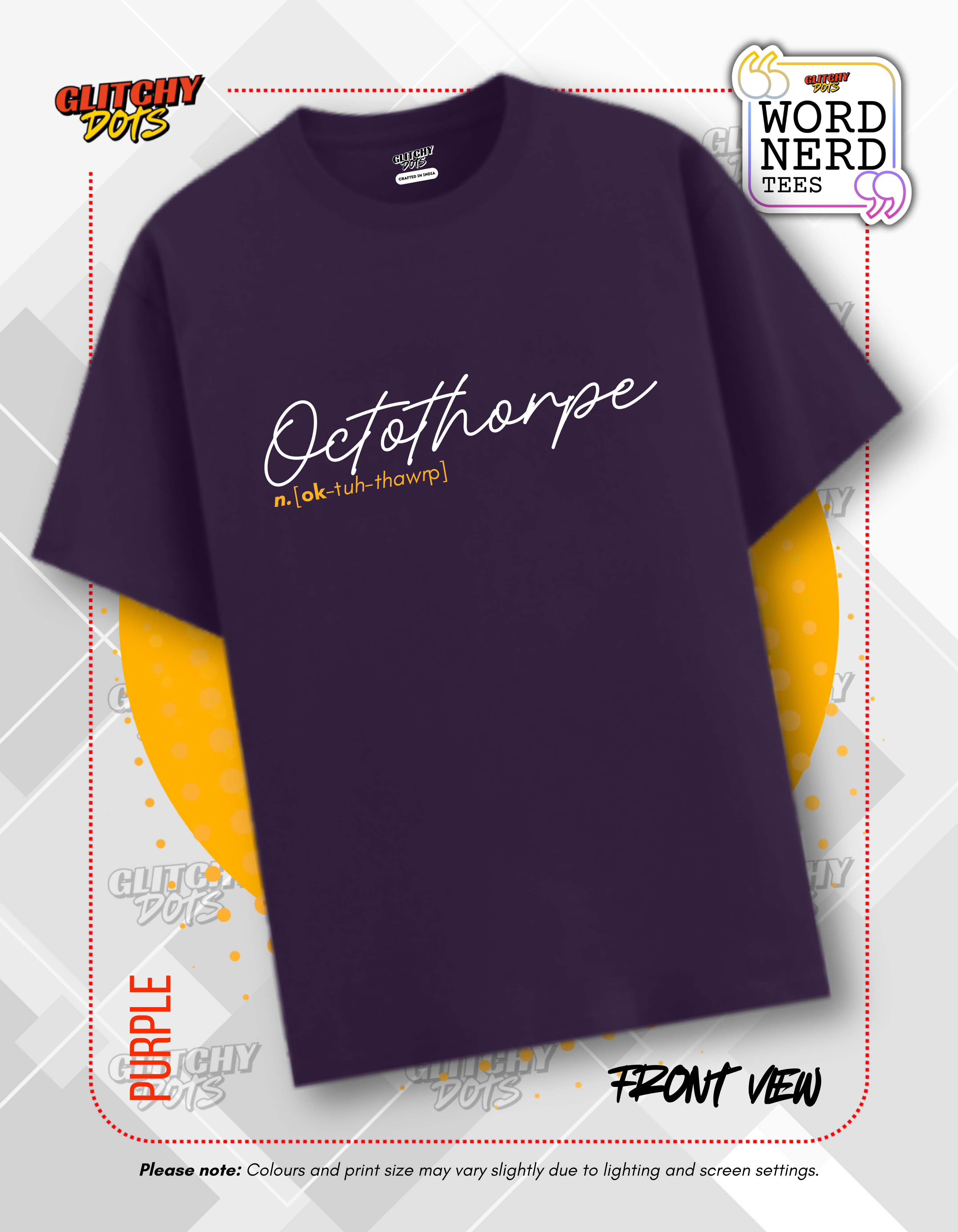 Octothorpe Daily Wear Nerdy Casual T-shirt