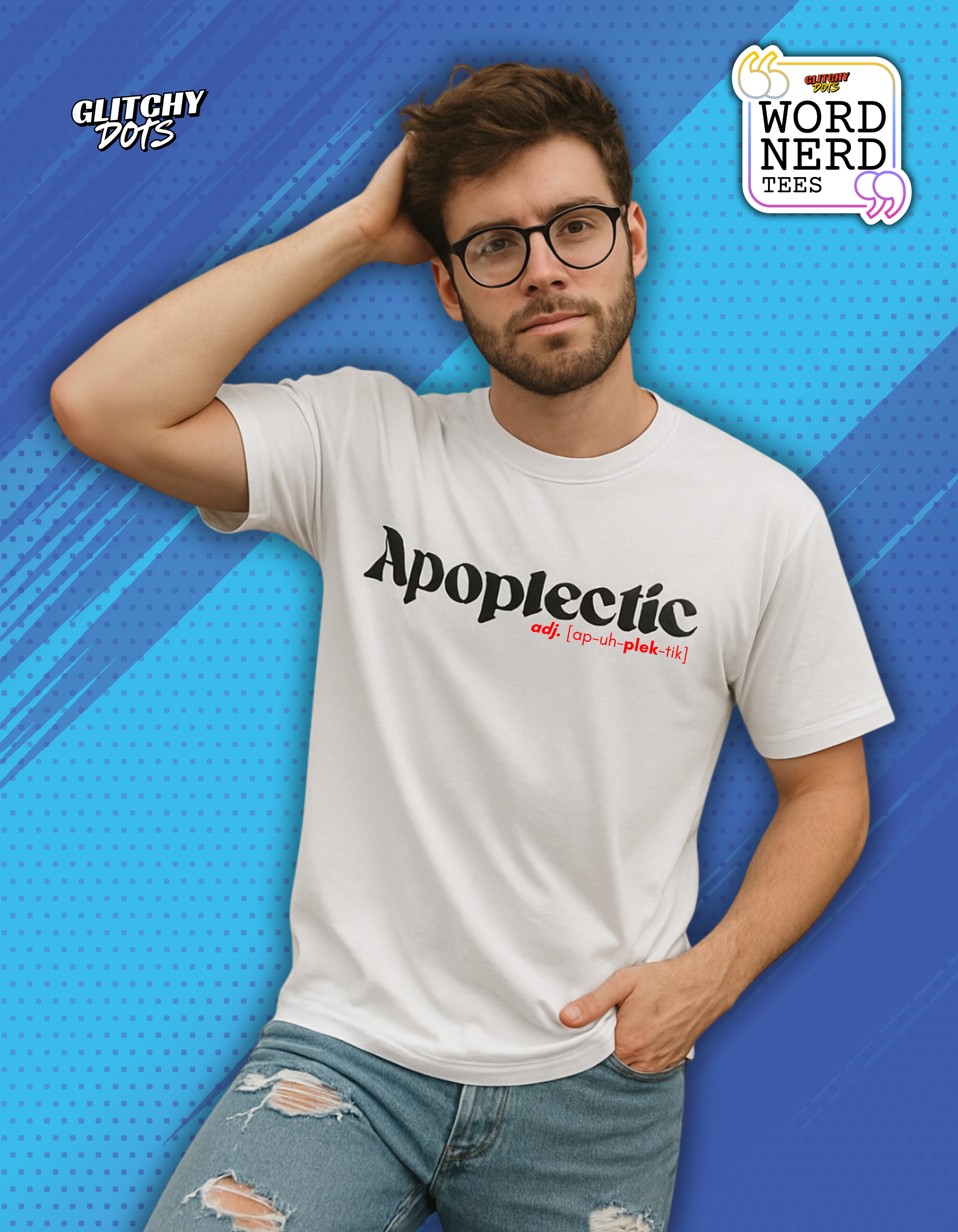 Apoplectic Daily Wear Nerdy Casual T-shirt
