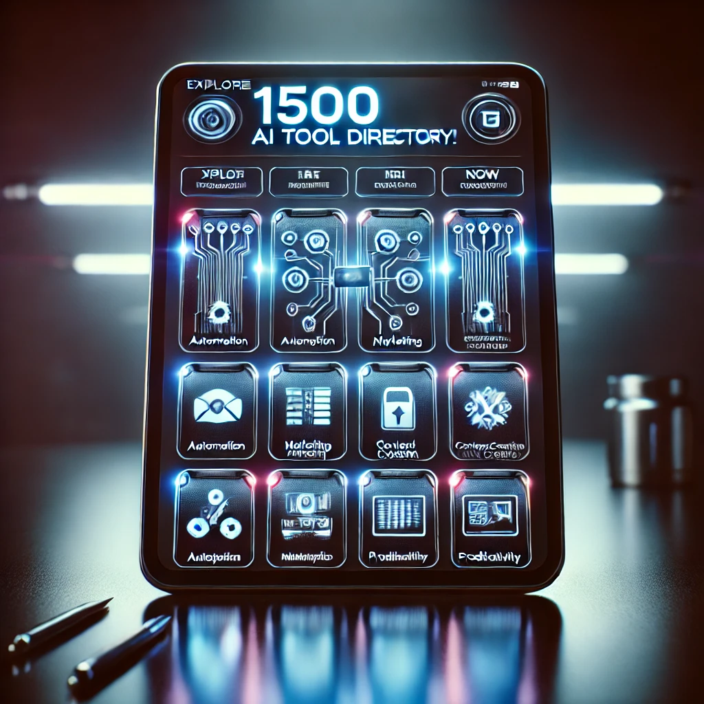 AI Tool Directory Tablet