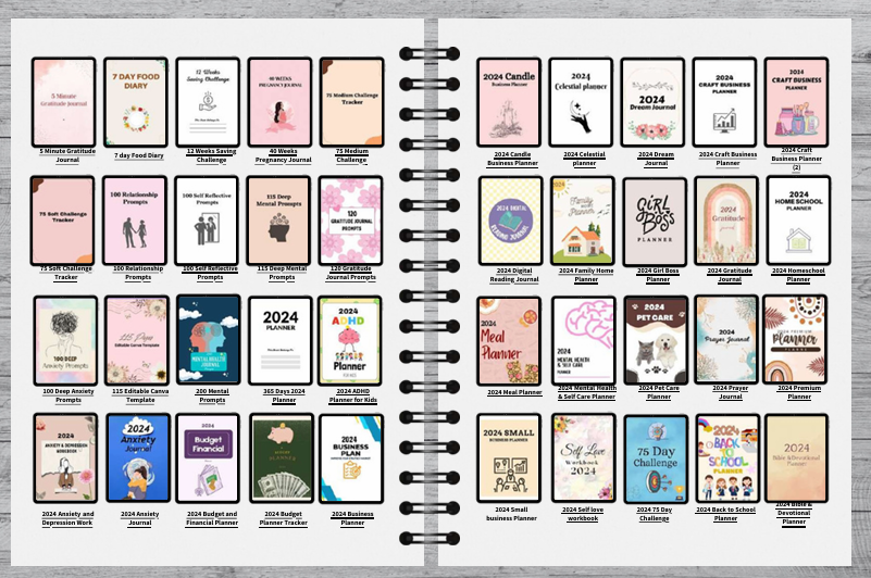 200 Canva Planner Templates Mega Bundle