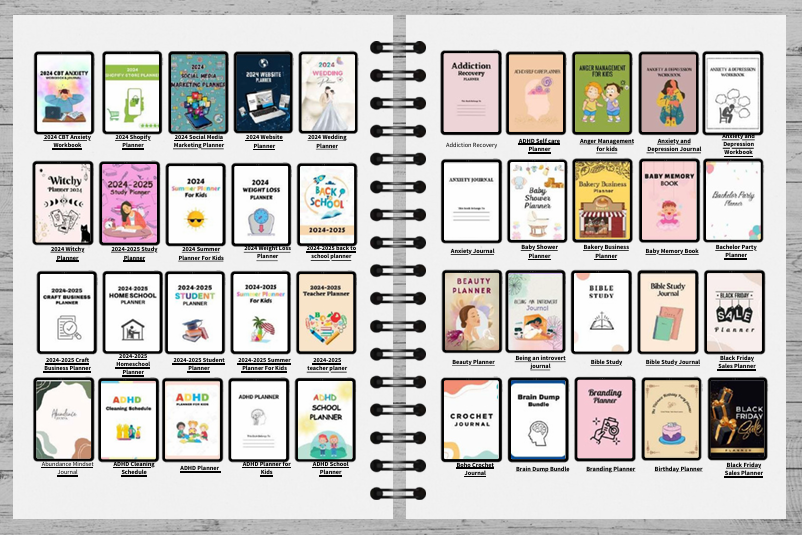 200 Canva Planner Templates Mega Bundle