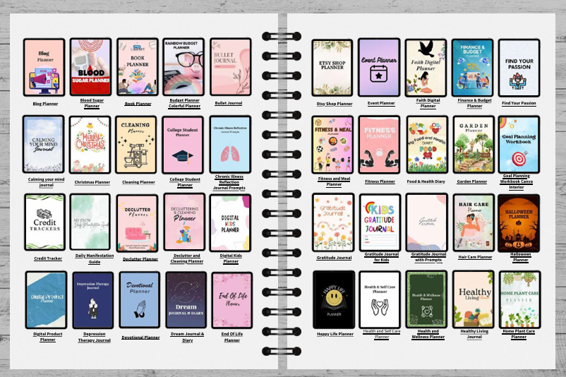 200 Canva Planner Templates Mega Bundle