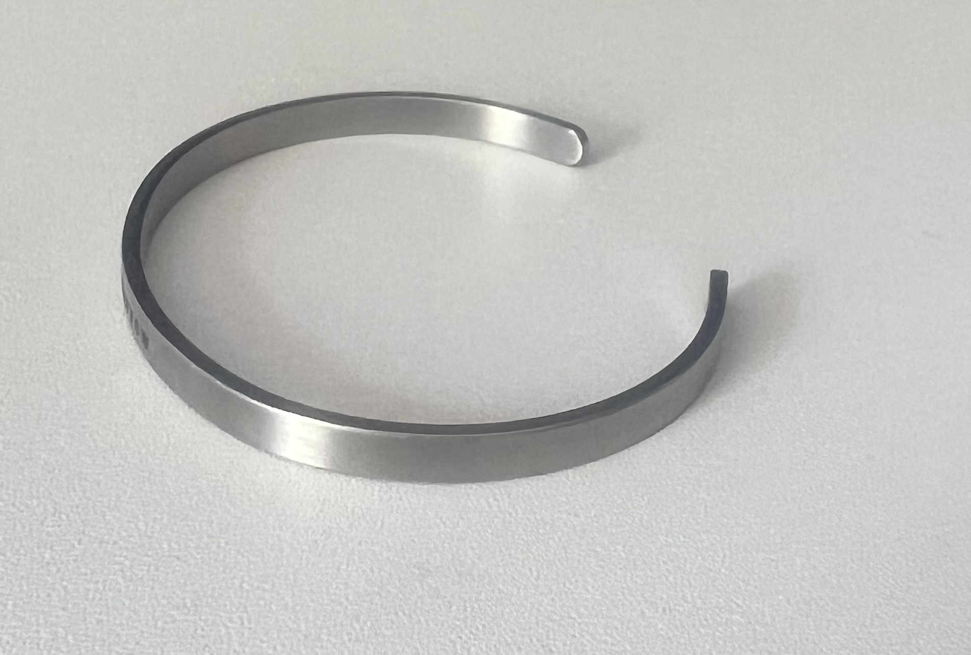 Risevow Engraved Stainless Steel Bracelet