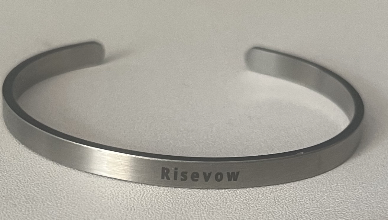 Risevow Engraved Stainless Steel Bracelet