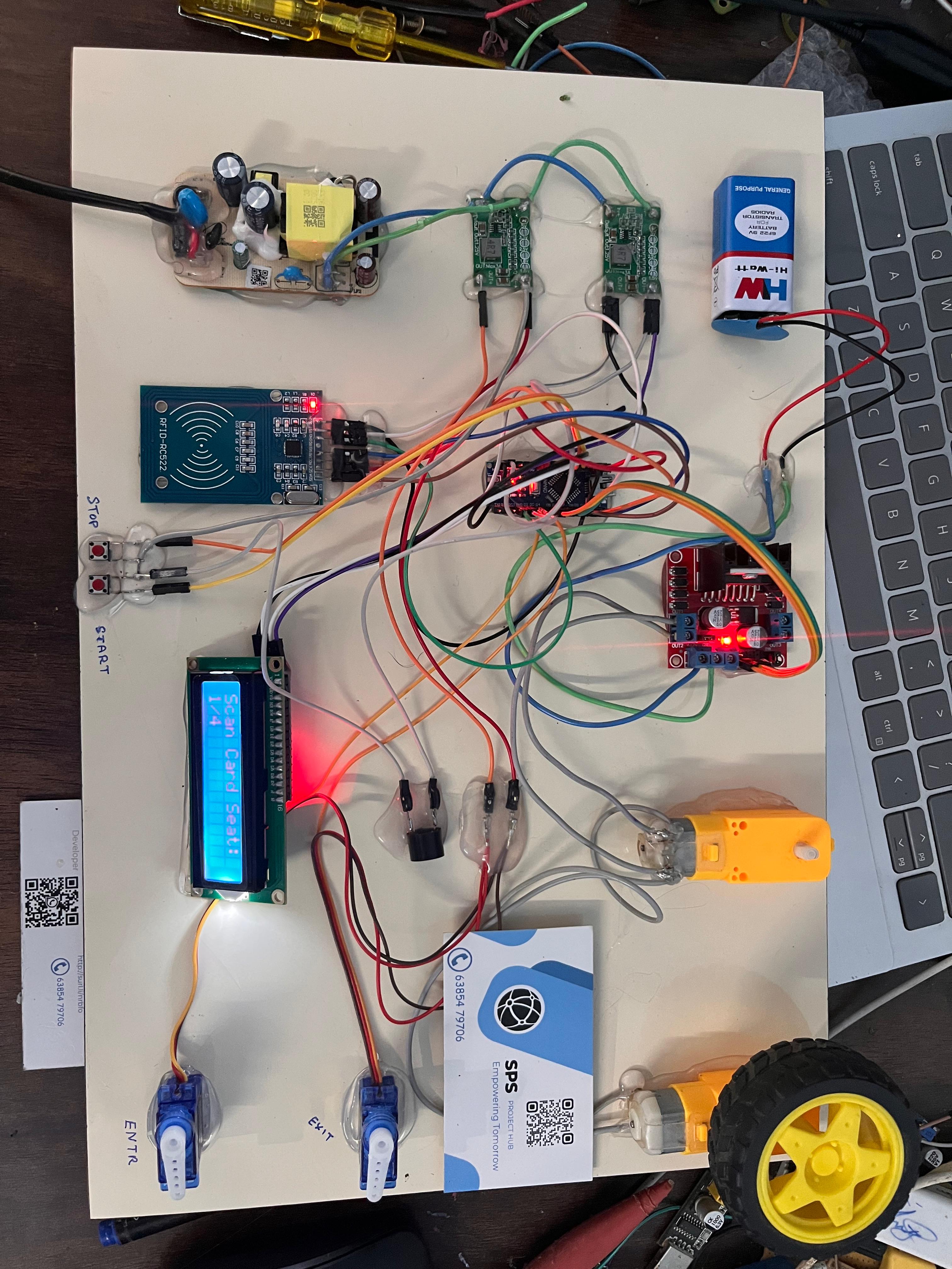 RFID-Based Smart Bus Entry System with Automatic Fare Collection