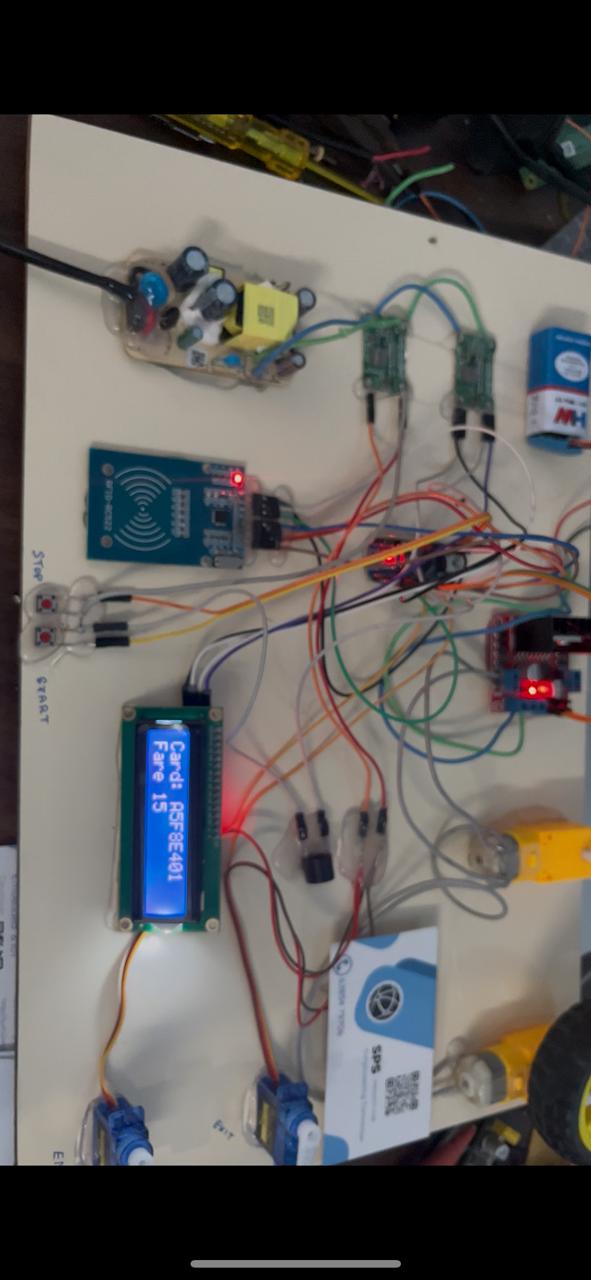 RFID-Based Smart Bus Entry System with Automatic Fare Collection