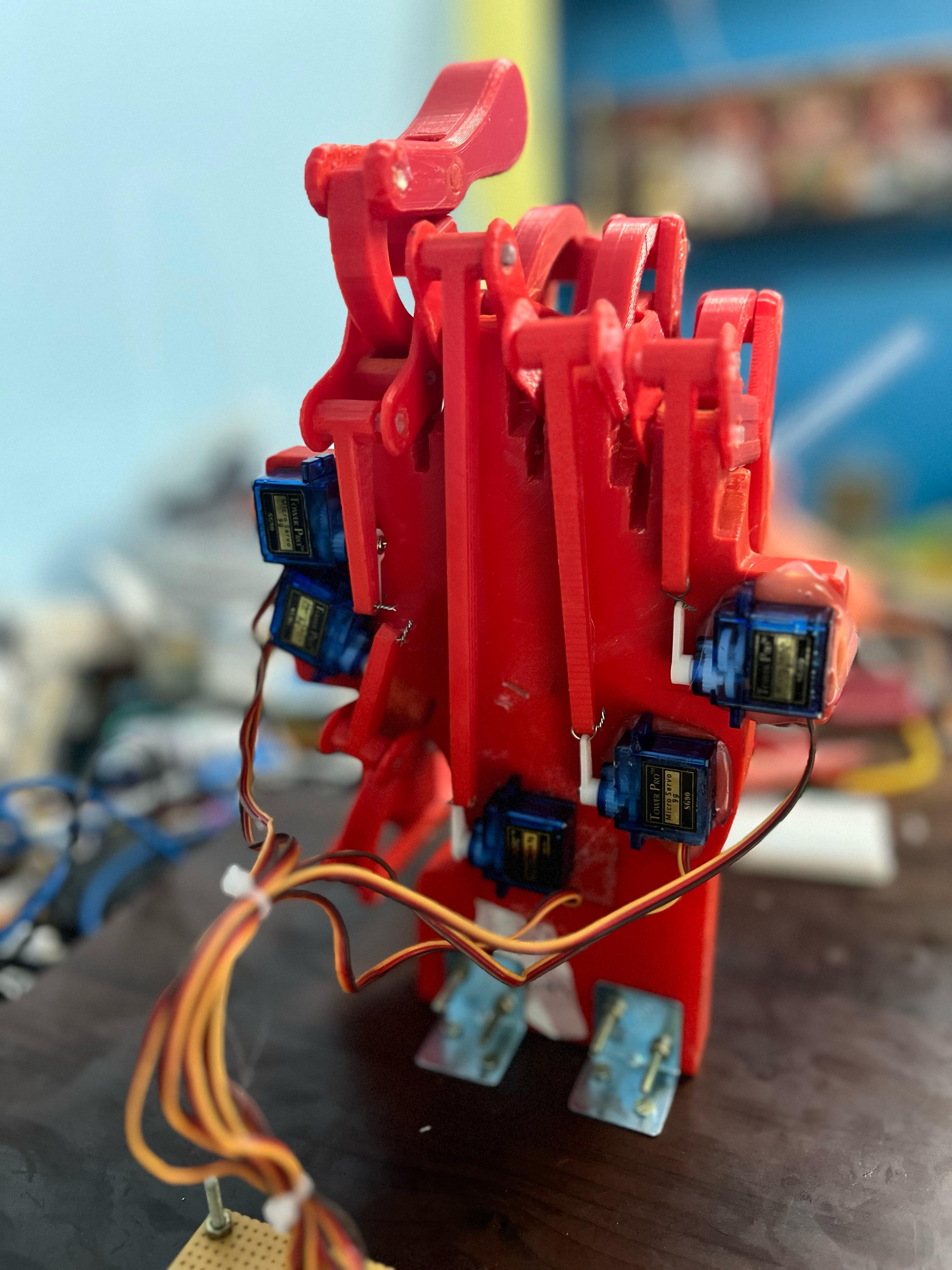 FlexiGrip: Multi-Gesture Robotic Hand with Expressive Motion