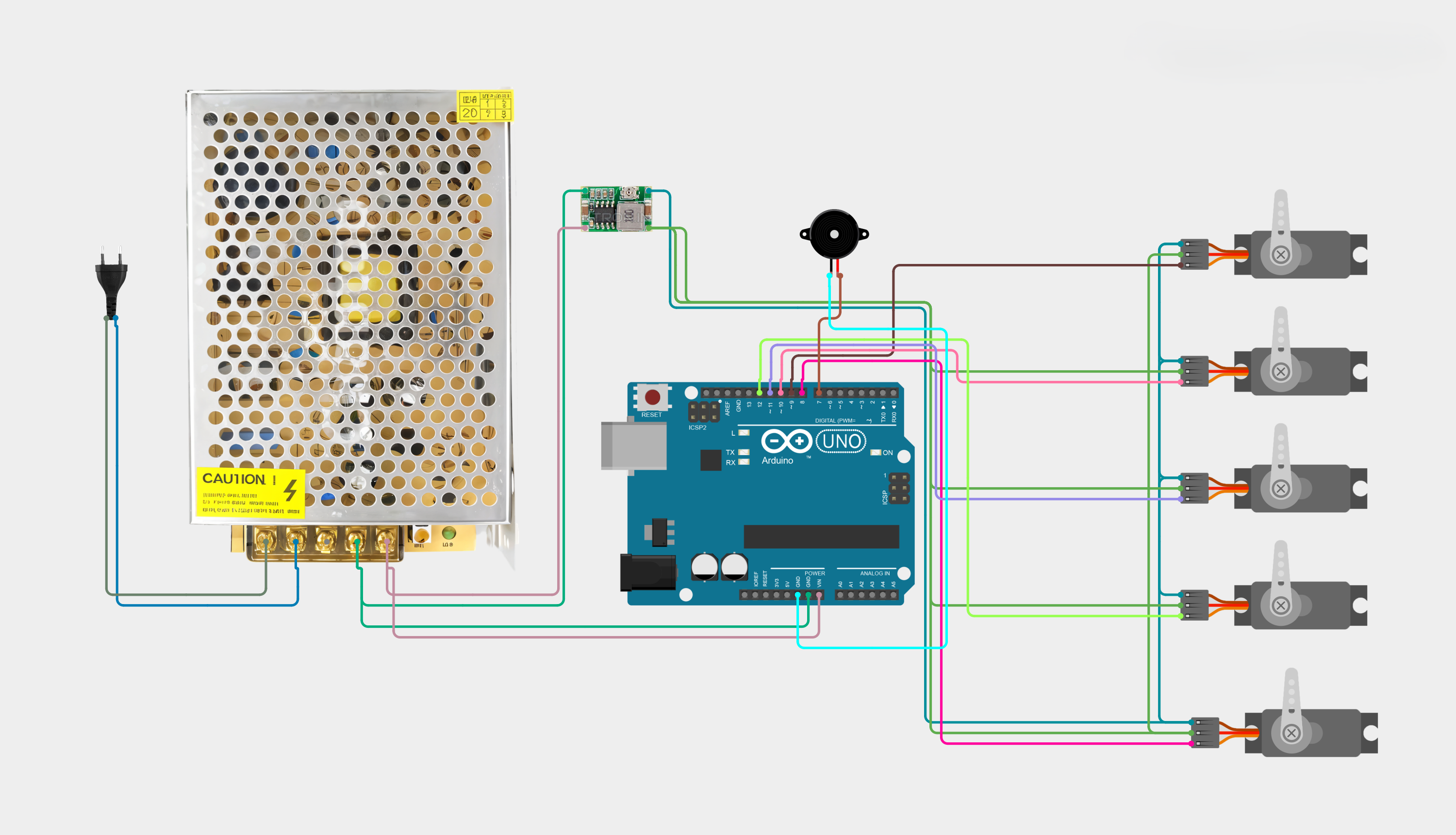 FlexiGrip: Multi-Gesture Robotic Hand with Expressive Motion