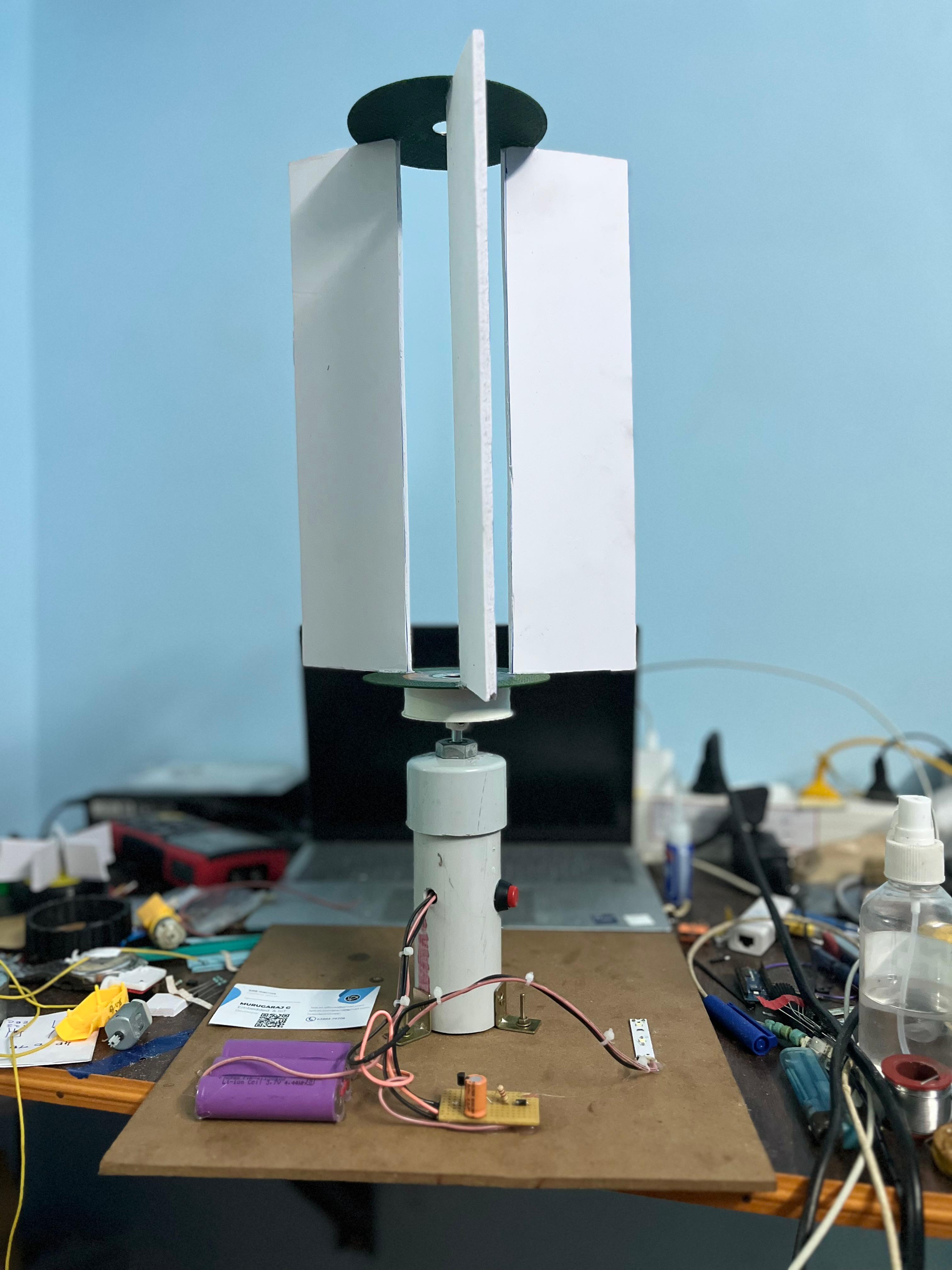Vertical H-Type Wind Turbine for Sustainable Energy Generation