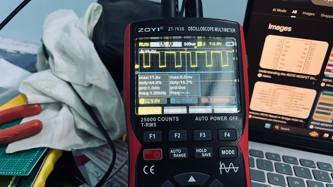 Design and Implementation of an ESP32-Based Closed-Loop DC-DC Power Management System with OLED Monitoring and Audible Fault Alert for 24V Battery Applications