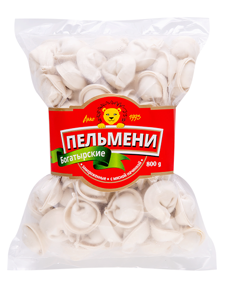 Liutukas ir Ko - Bogatyrskiye Dumplings with Pork and Beef 800g