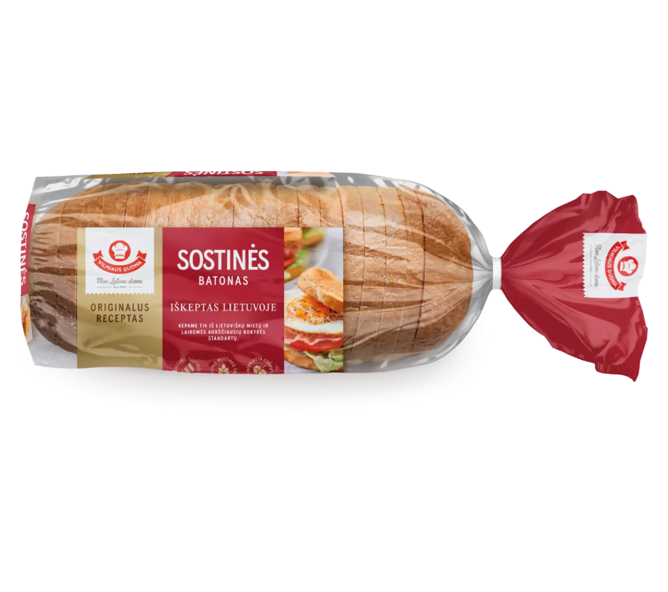 Vilniaus Duona - Sostines Premium white Baton Bread 400g