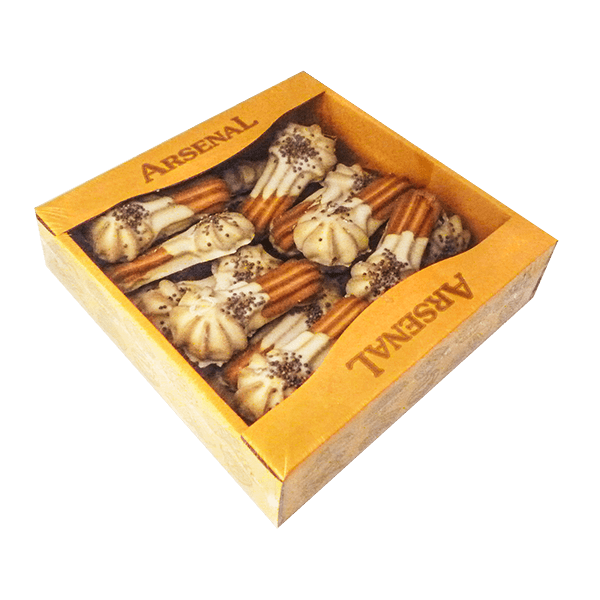 Arsenal - Exquisite Biscuits with White Decorated 450g