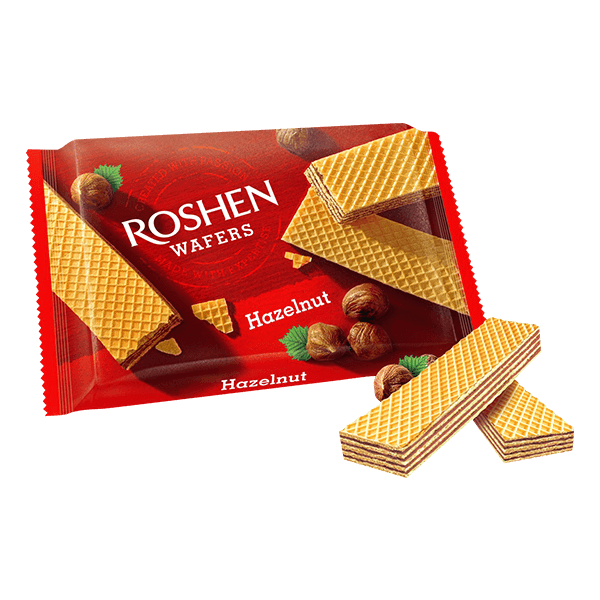 Roshen - Wafers Hazelnut with Hazelnut Filling 72g
