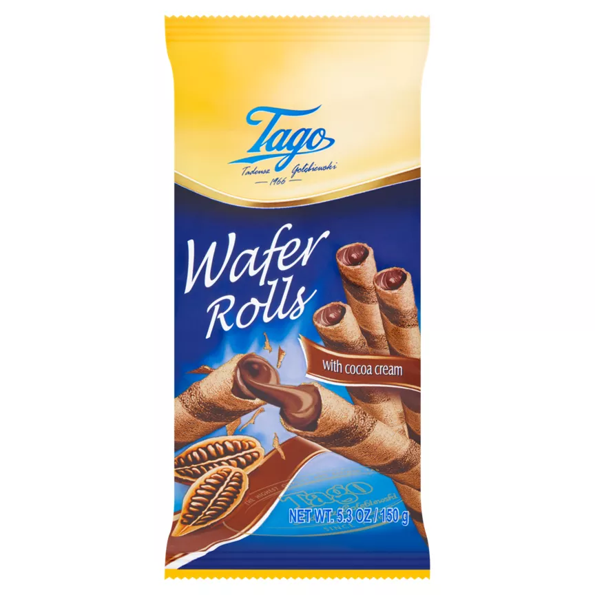 Tago - Roll Wafers with Cocoa Filling 150g