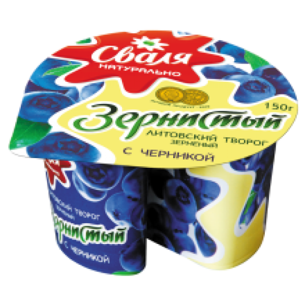 Svalia - Cottage Cheese with Blueberries 7% Fat 150g