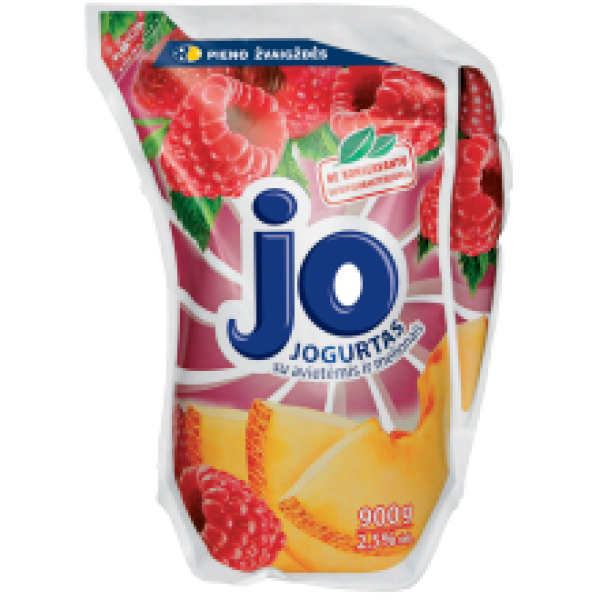 JO - Yogurt with Raspberries and Melons 900g
