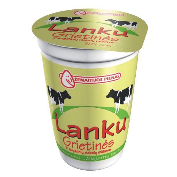 Zemaitijos - Lanku Sour Cream 30% Fat 350g
