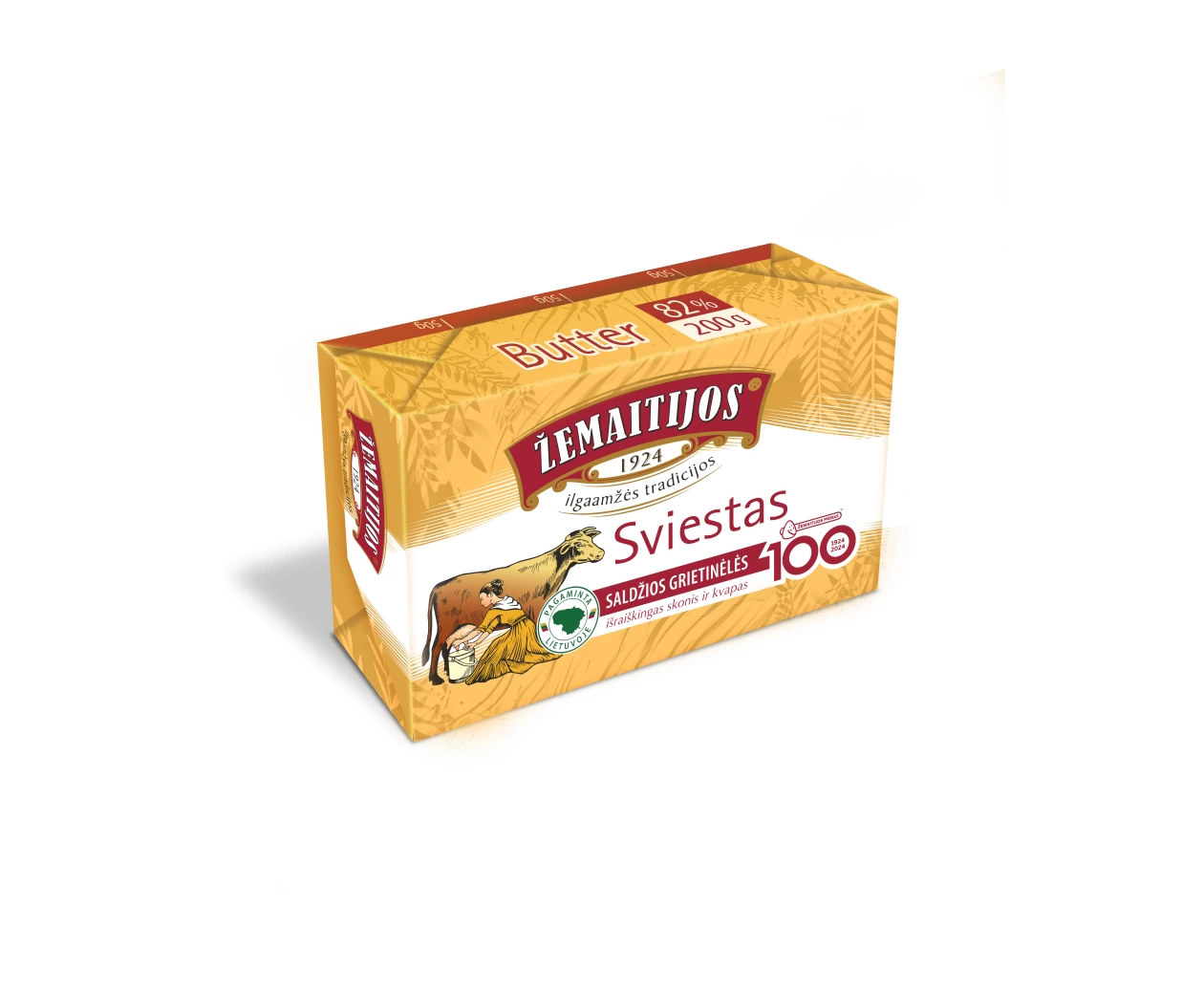 Zemaitijos - Zemaitijos Butter 82% Fat 200g