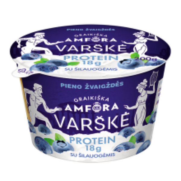 Greek Amfora Protein - Curd with Blueberries 200g