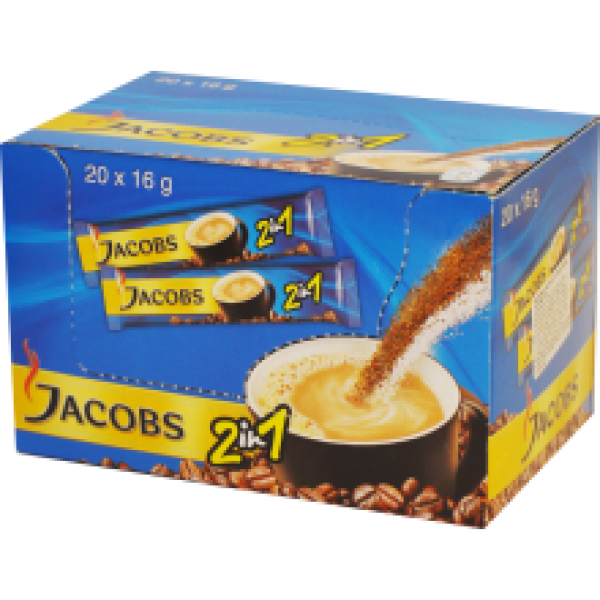 Jacobs - 2in1 Instant Coffee 20x12.4g