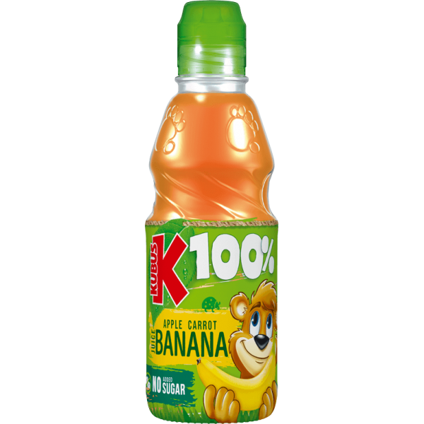 Kubus - Banana-Carrot-Apple 100% Juice 300ml PET