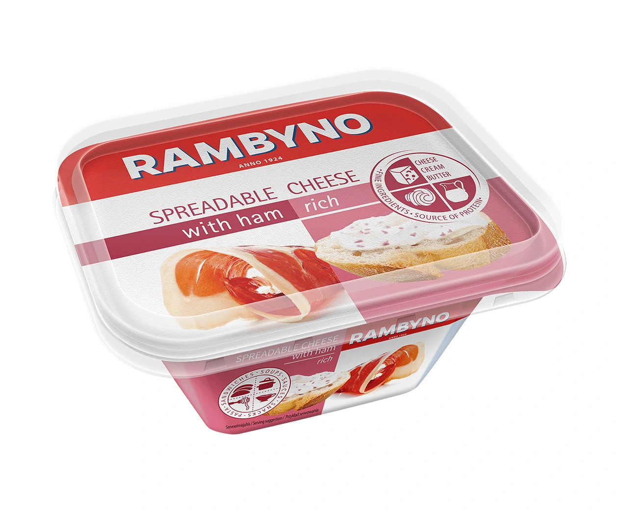Zemaitijos - Rambyno Melted Cheese with Ham 175g