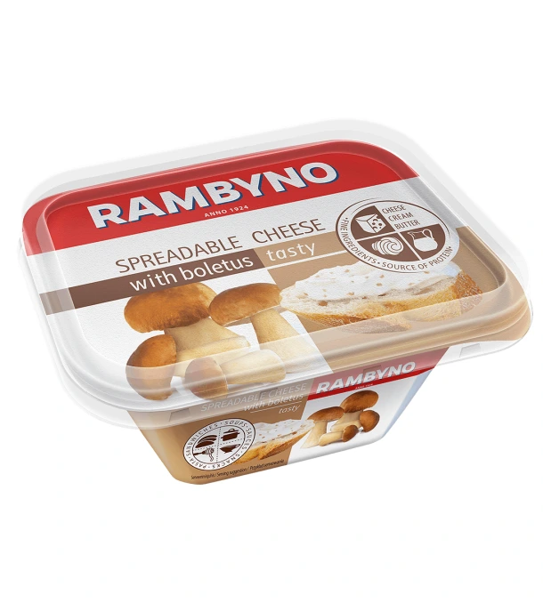 Zemaitijos - Rambyno Melted Cheese with Mushrooms 175g
