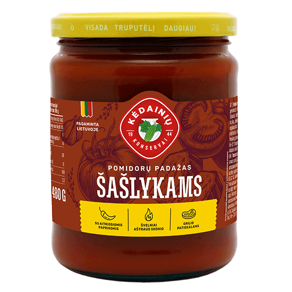 Kedainiu Konservai - Tomato Sauce for Shashlik 500ml
