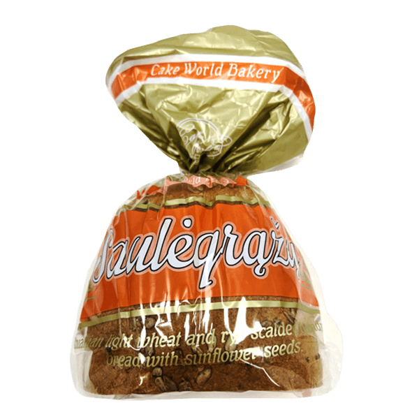 Cake World Bakery - Saulegrazu Light Rye Bread 400g