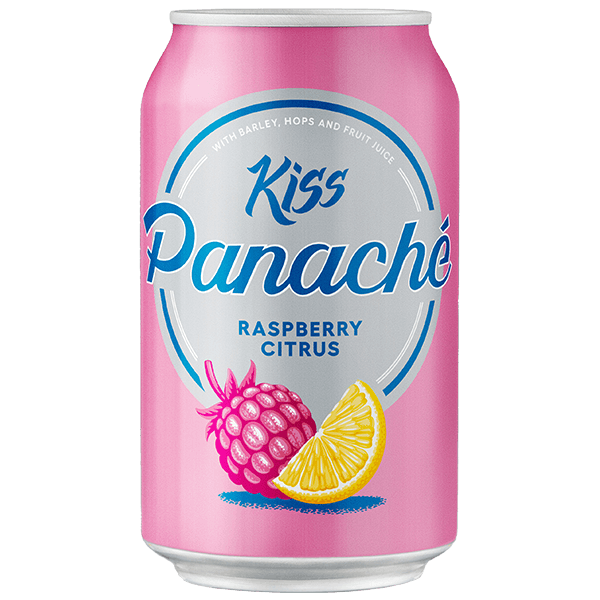 Kiss - Panache Raspberry Citrus Flavour Drink 0.0% 0.33ml Can