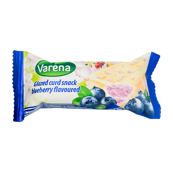 Varenos Pienelis - Glazed Curd Cheese Bar Blueberry Flavor 40g