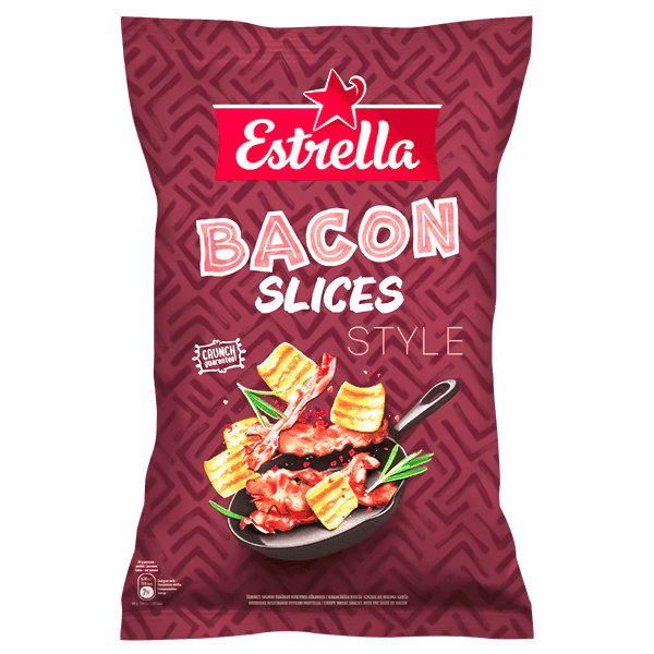 Estrella - Crispy Wheat Snacks with Taste of Bacon 110g