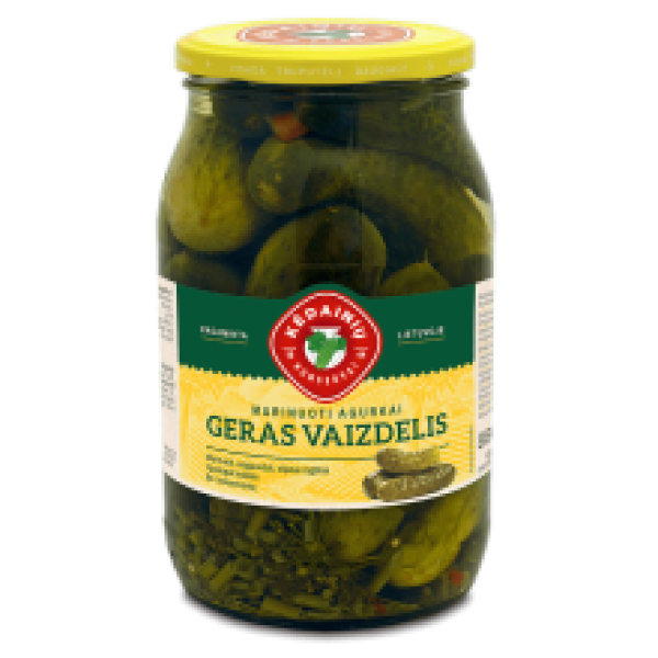 Kedainiu Konservai - Geras Vaizdelis Pickled Cucumbers 880ml
