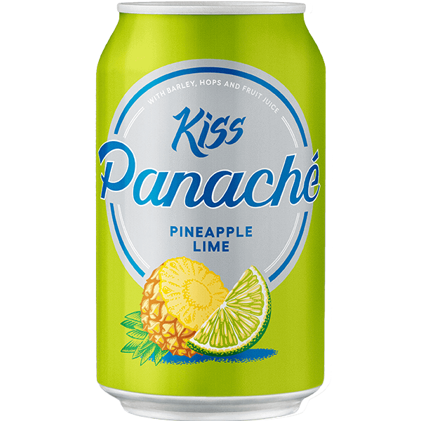 Kiss - Panache Pineapple Lime Flavour Drink 0.0% 0.33ml Can