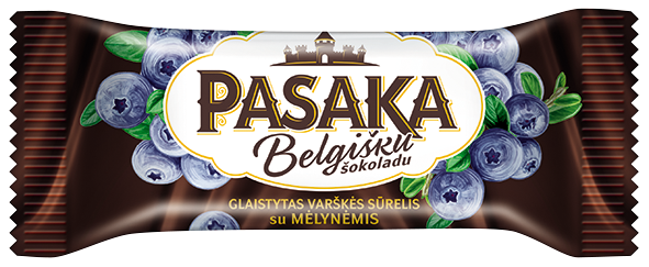 Pasaka - Glazed Curd Cheese Bar with Blueberry and Belgian Chocolate 40g