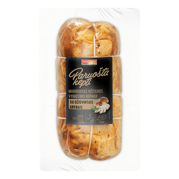 Nematekas - Frozen Marinated Chicken Roll with Dried Mushrooms for Baking ~600g