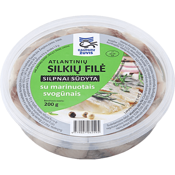 Dauparu Zuvis - Herring Fillet with Onions in Oil 200g