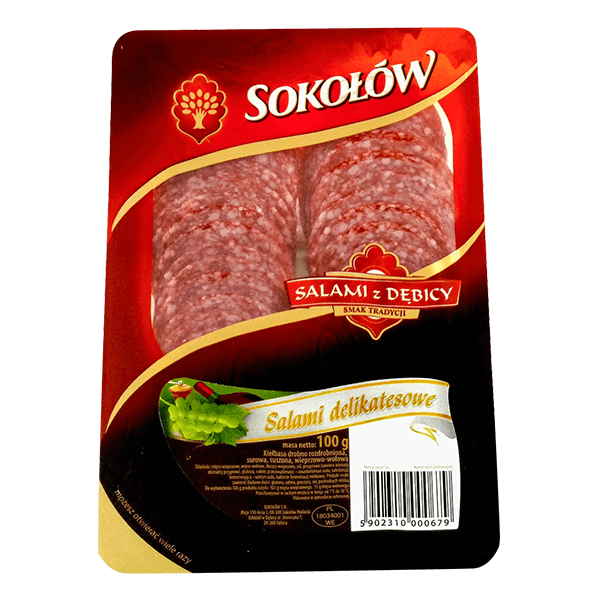 Sokolow - Delicious Sliced Salami 100g