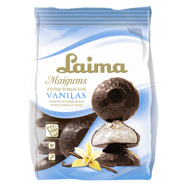 Laima - Vanilla Flavour Glazed Marshmallows 175g