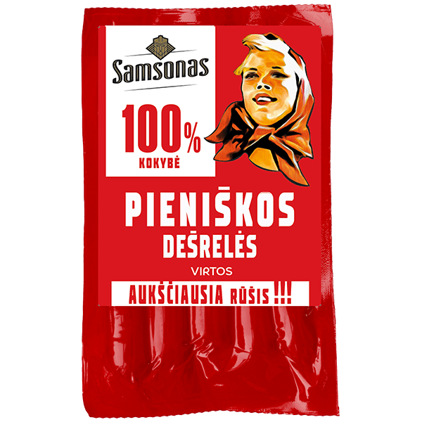 Samsonas - Samsono Pieniskos Cooked sausages 310g