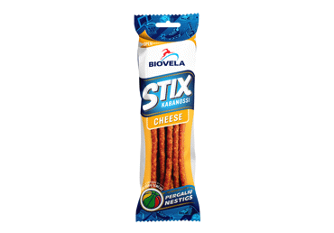 Biovela - STIX Kabanossi Cheese 100g