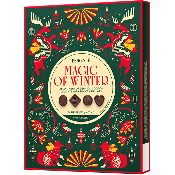 Pergale - Assorted Dark Chocolates Magic of Winter 171g