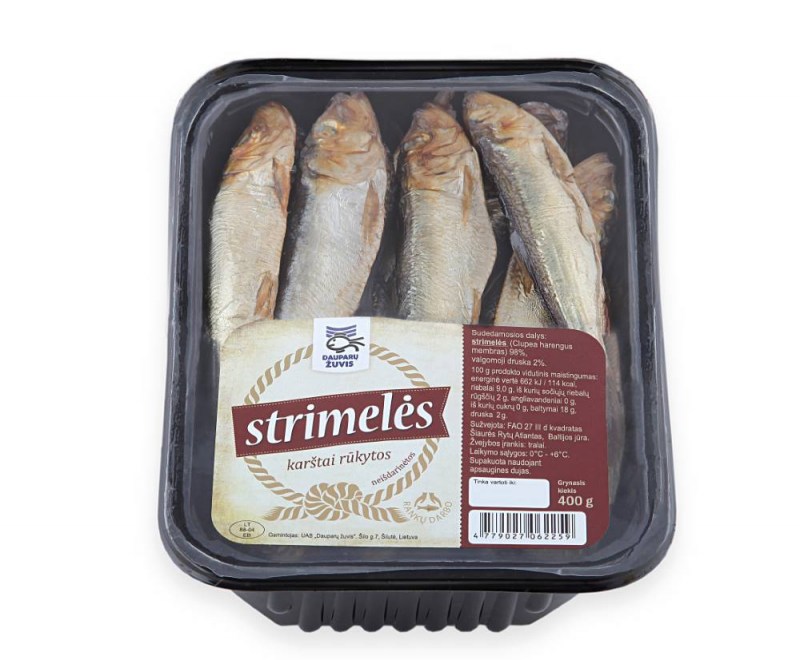 Dauparu Zuvis - Hot Smoked Baltic Herring 400g
