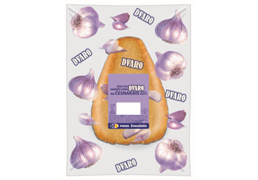 Dvaro - Smoked Curd Cheese with Garlic kg (~300g)