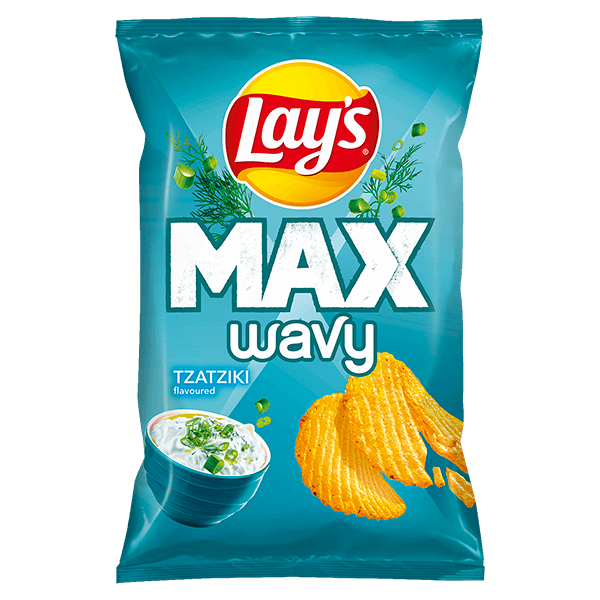 Lays - Crisps Maxx Wavy Tzatziki 120g