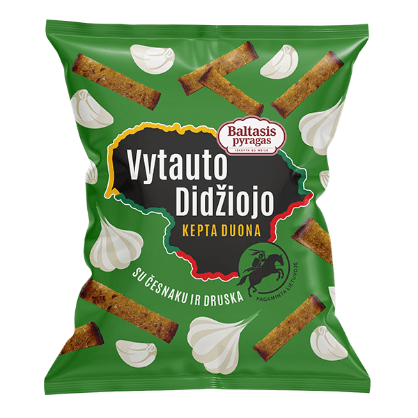 Baltasis Pyragas - Fried Bread Sticks with Garlic and Salt 100g