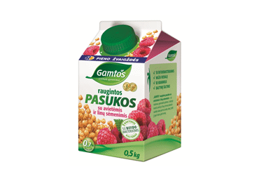 Gamtos - Fermented Buttermilk with Rapsberry and Flax Seed 500g