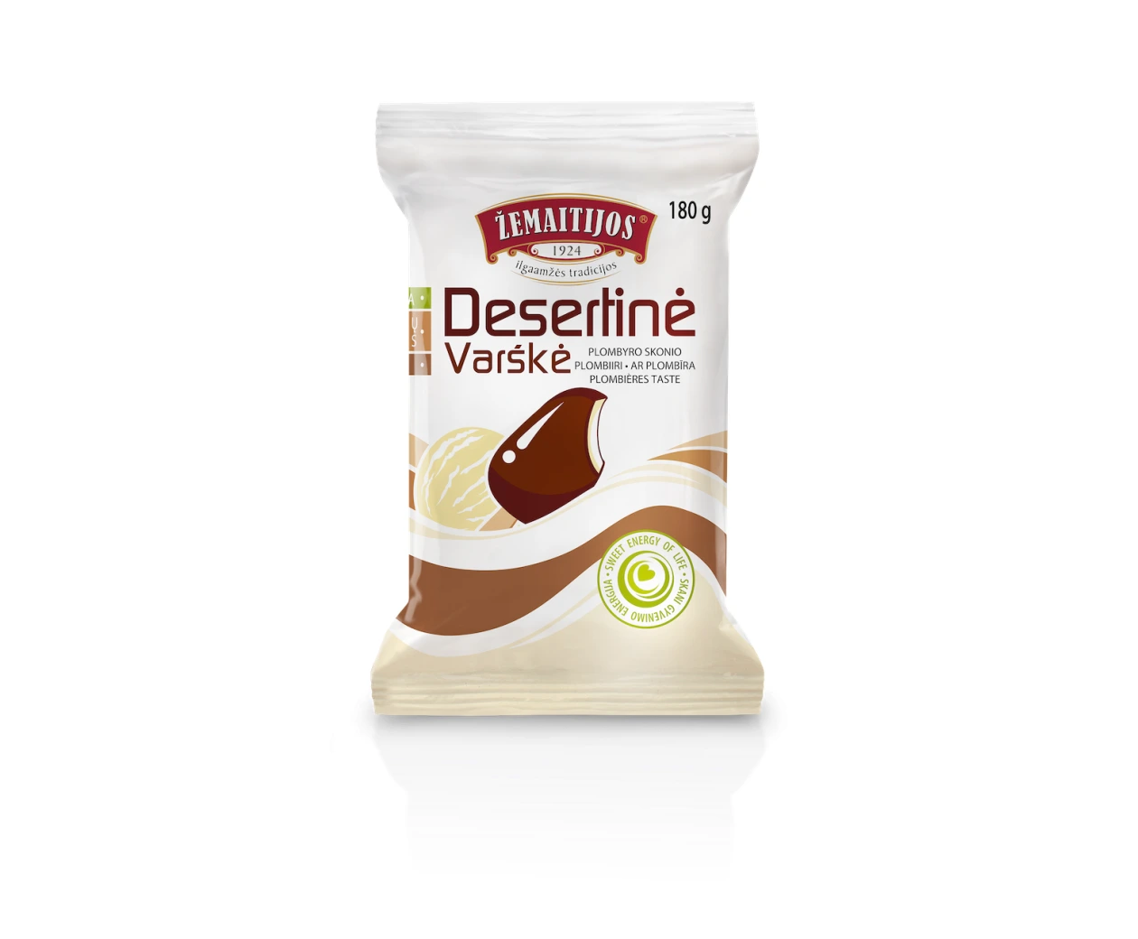 Zemaitijos - Desertine Plombiere Flavour Curd 7.7% Fat 180g