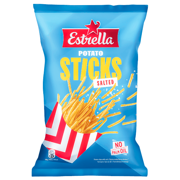 Estrella - Sticks Potato Chips with Salt 70g